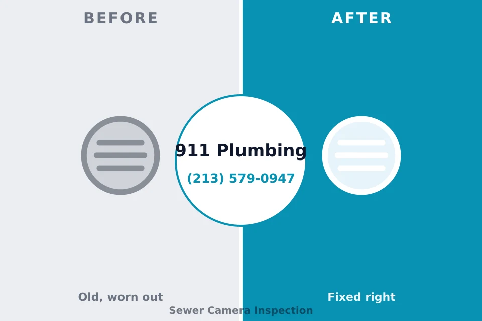 Before and after: plumbing repair Homer, IL